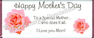Mother's Day Candy Bar Favor Wrapper